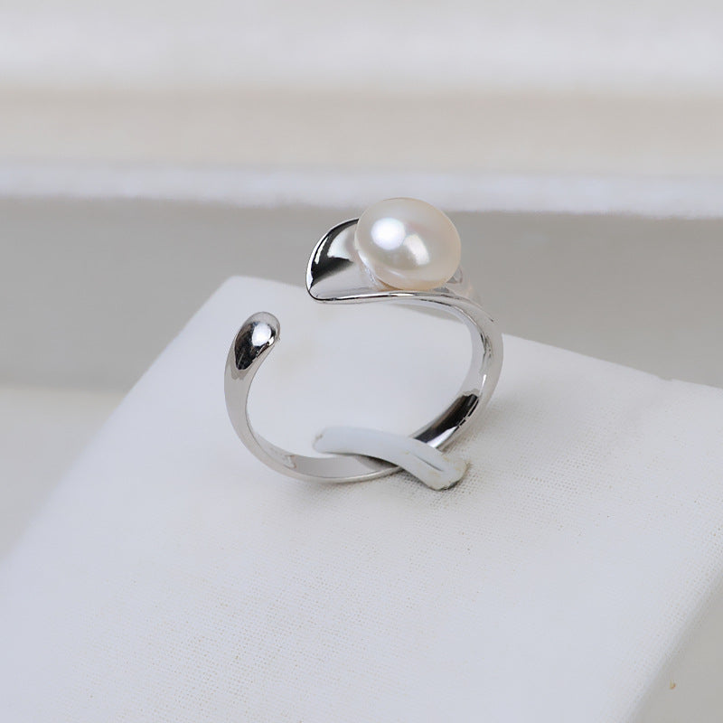925 Sterling Silver Ring Accessories 6-7mm (Pearls Not Included)