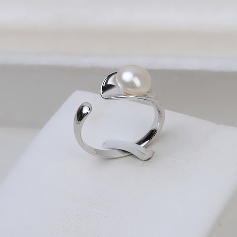 925 Sterling Silver Ring Accessories 6-7mm (Pearls Not Included)