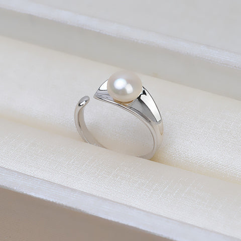 925 Sterling Silver Ring Accessories 6-7mm (Pearls Not Included)