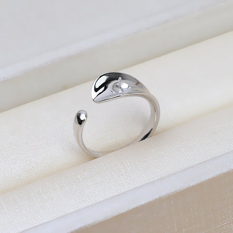 925 Sterling Silver Ring Accessories 6-7mm (Pearls Not Included)
