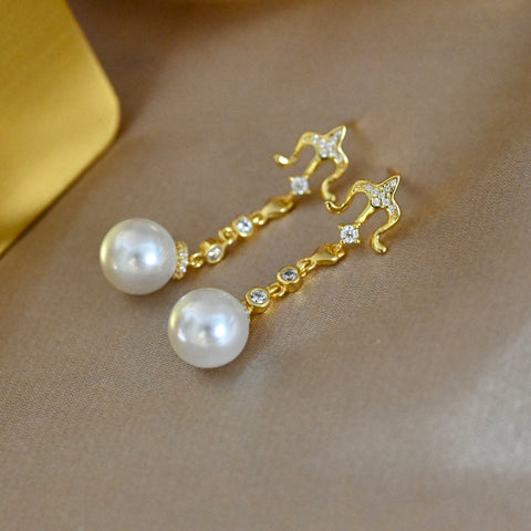 925 Sterling Silver Earring Accessories 8mm (Pearls Not Included)