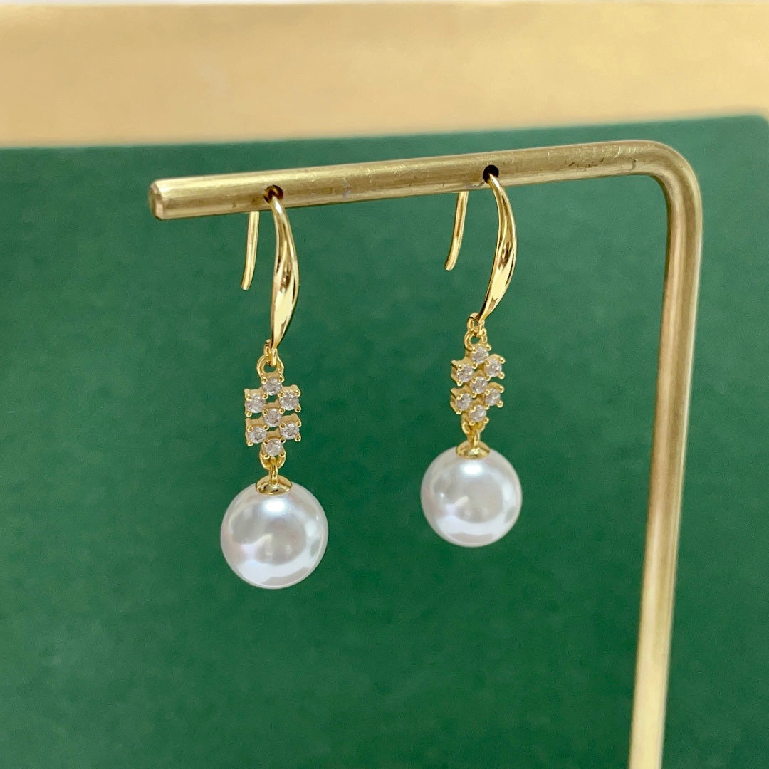 925 Sterling Silver Earring Accessories 8mm (Pearls Not Included)